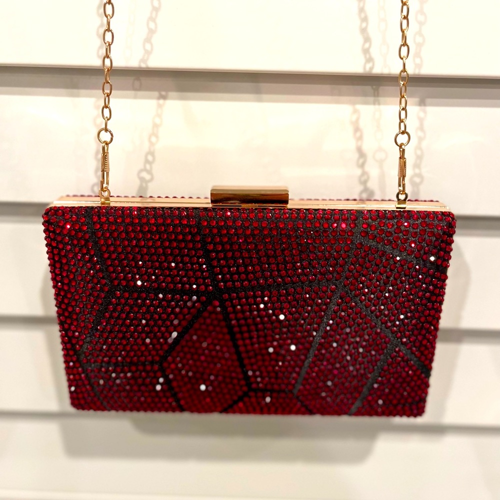 Red Sparkle Clutch